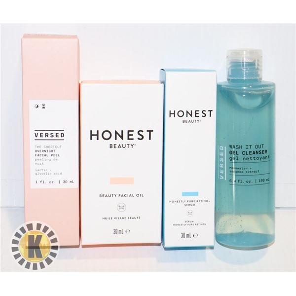 BAG OF SKIN CARE PRODUCTS INCLUDES VERSE SERUM