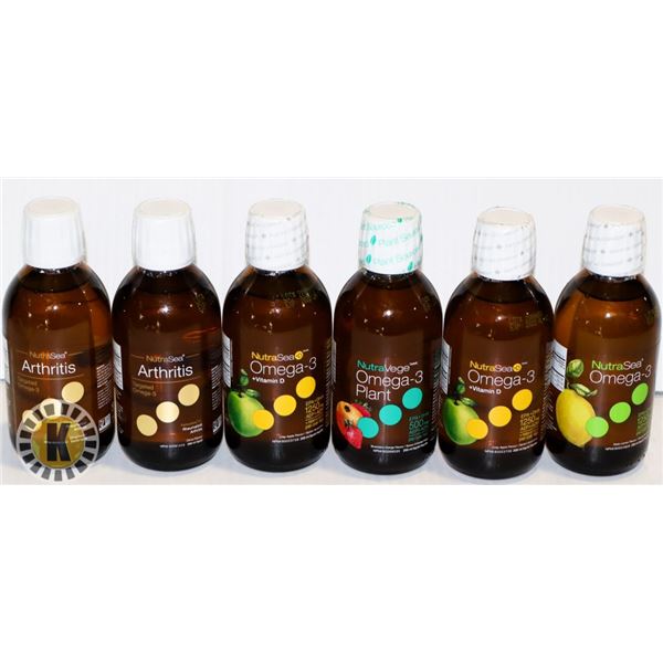 BAG OF ASSORTED NUTRASEA VITAMINS