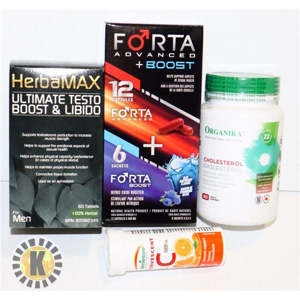 BAG OF HERBAMAX, FORTA & ORGANIKA VITAMINS