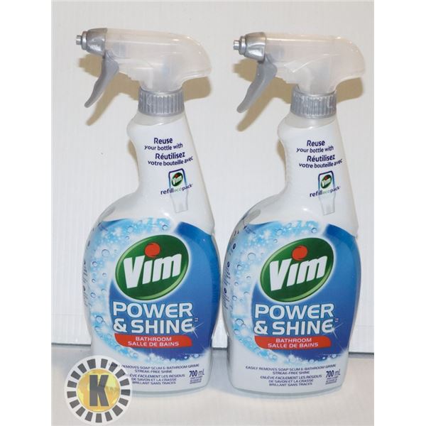 3 VIM BATHROOM CLEANING SUPPLIES