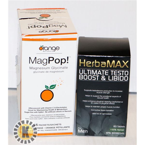 BAG OF HERBAMAX AND ORANGE NATURALS