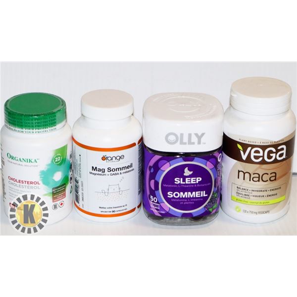 BAG OF OLLY, ORGANIKA, VEGA MACA &  ORANGE NATURAL