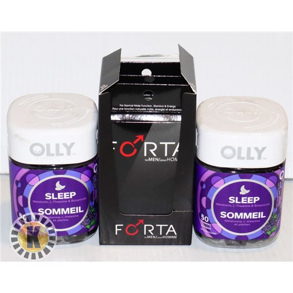 BAG OF OLLY SLEEP AND FORTA FOR MEN