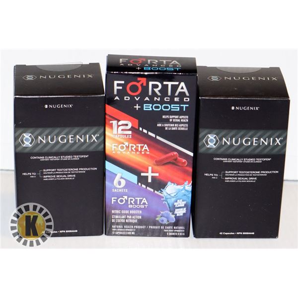 BAG OF NUGENIX AND FORTA ADVANCED