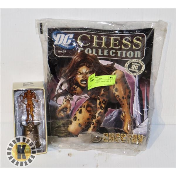 DC COMICS CHEETAH FIGURE & COMIC
