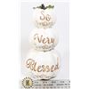 Image 1 : NEW "SO VERY BLESSED" DECORATIVE PUMPKIN