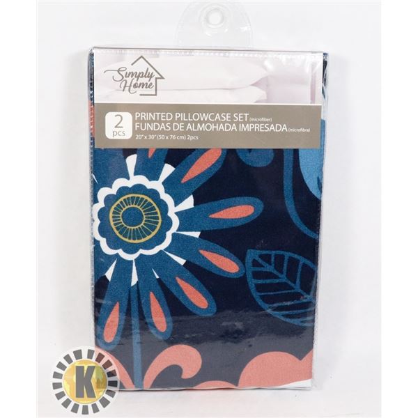 NEW 2PC PILLOWCASE SET
