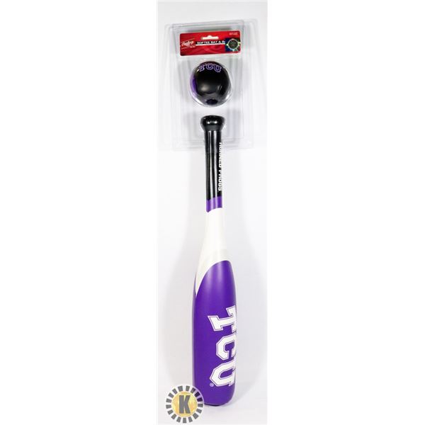 NEW RAWLINGS SOFTEE BAT AND BALL SET