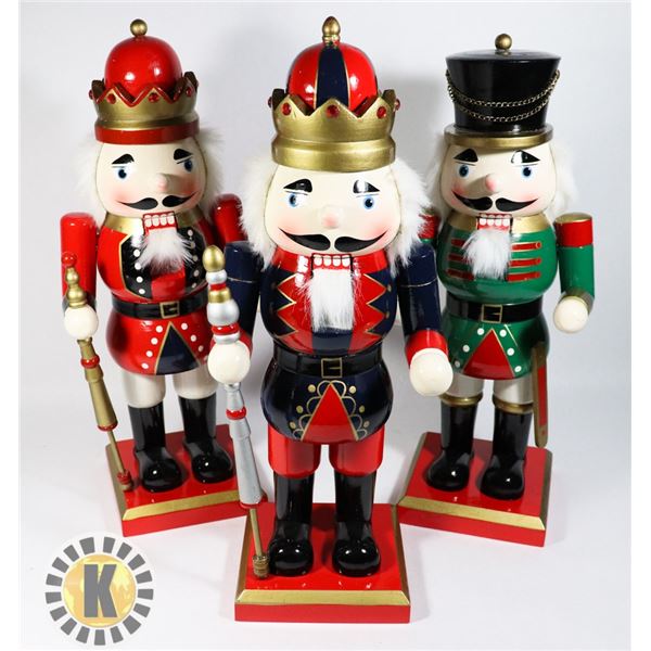 3 NUTCRACKER FIGURES