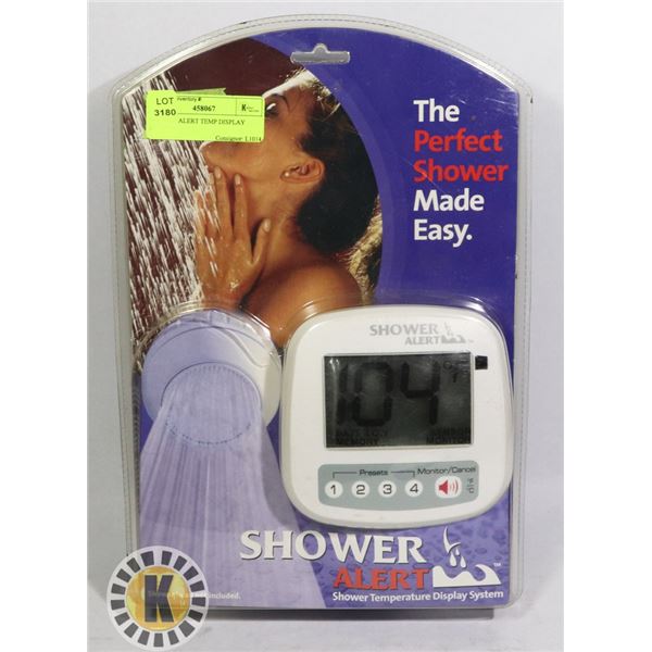 SHOWER ALERT TEMP DISPLAY SYSTEM