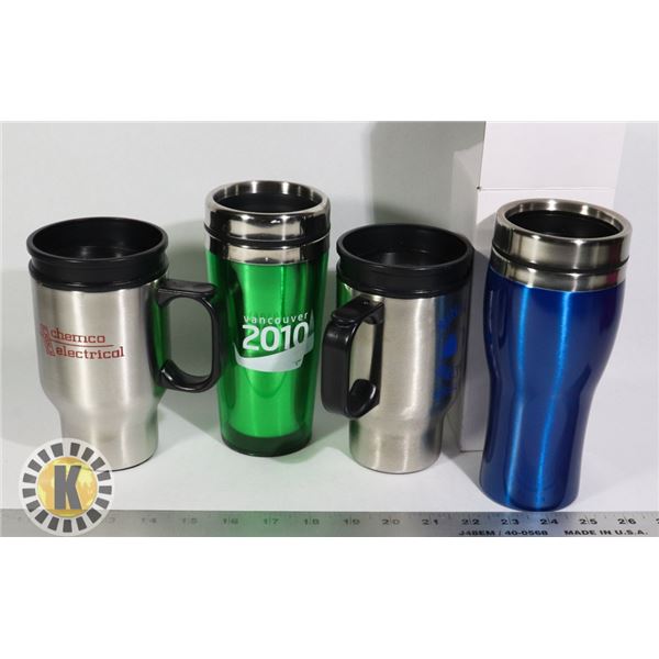 1 NEW AND 3 USED FLASK