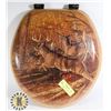 Image 1 : ESTATE DECORATIVE TOILET SEAT- DEER THEME