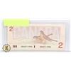 Image 1 : 1986 CANADIAN UNCIRCULATED TWO DOLLAR BANK NOTE