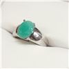 Image 3 : SILVER SAKOTA EMERALD(2.5CT) RING (~SIZE 6.5)