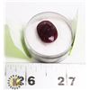 Image 1 : 7)  NATURAL OVAL 16.6 CT RUBY GEMSTONE,  READY