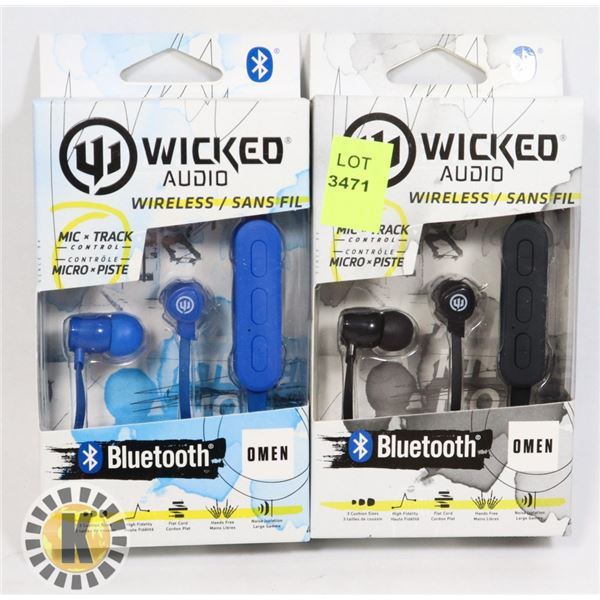 BUNDLE OF 2 WIRELESS WICKED AUDIO