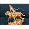 Image 8 : Chasin Wild Cattle Bronze by Curt Mattson