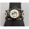 Image 8 : Vintage Zuni Sunface Inlay Bracelet