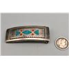 Image 8 : 1950s Turquoise and Coral Inlay Buckle