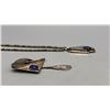 Image 8 : Sterling Silver and Lapis Necklace and Pin/Pendant