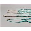 Image 8 : Four Turquoise Nugget and Heishi Necklaces