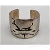 Image 1 : Sterling Silver Deer Themed Overlay Bracelet