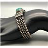 Image 8 : Vintage Hand Twisted Wire and Turquoise Bracelet