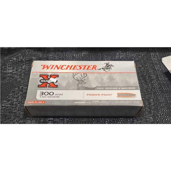 WINCHESTER SUPER X 300 WSM 150 GRIAN POWER POINT