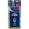 Image 5 : BRICK OF 500 ROUNS OF CCI 22WMR V- MAX 2200FPS 500 ROUNDS POLYMER TIP VARMINT
