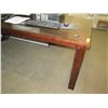 Image 8 : Office Furniture: Wooden Table, Office Chair, Credenza, Wire Shelving, Dividers, etc.