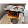 Image 2 : Contents of Pallet: Black & Decker Saw, EdgeGuard Panels, 3 Bags of Quikrete