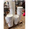 Image 2 : Pallet of Buckets & Lids (2 Sizes) - Most Are Unused