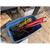 Image 2 : Contents of Shelving: Lighting, Insulation, Beach Gear, Spray Gun, Metal Detector, Bags of Salt, etc