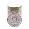 Image 2 : Roll of (20) Brilliant Uncirculated 1963 Franklin Half Dollar Coins