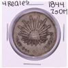 Image 1 : 1844 ZsOM Mexico 4 Reales Silver Coin