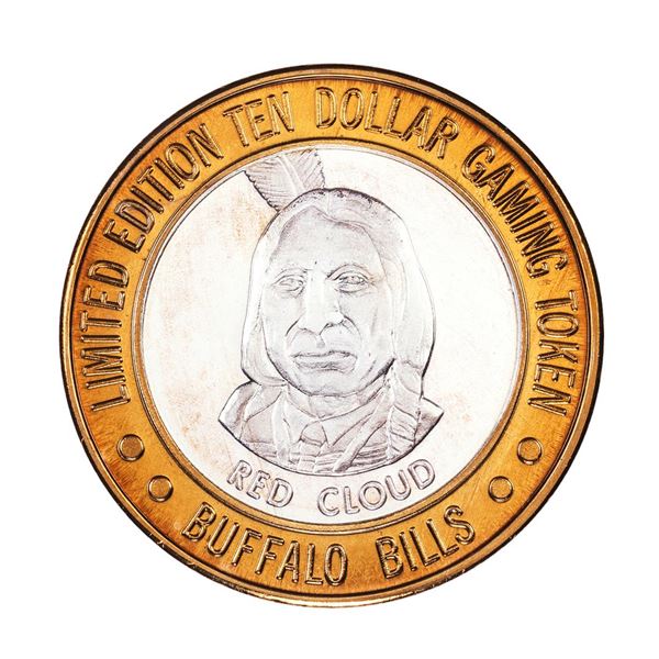 .999 Silver Buffalo Bills Resort & Casino Jean, NV $10 Limited Edition Gaming Token