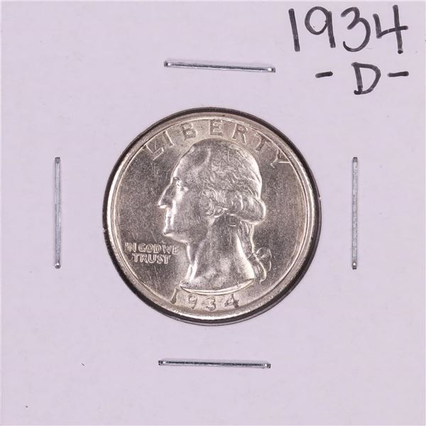 1934-D Washington Quarter Coin