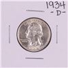 Image 1 : 1934-D Washington Quarter Coin