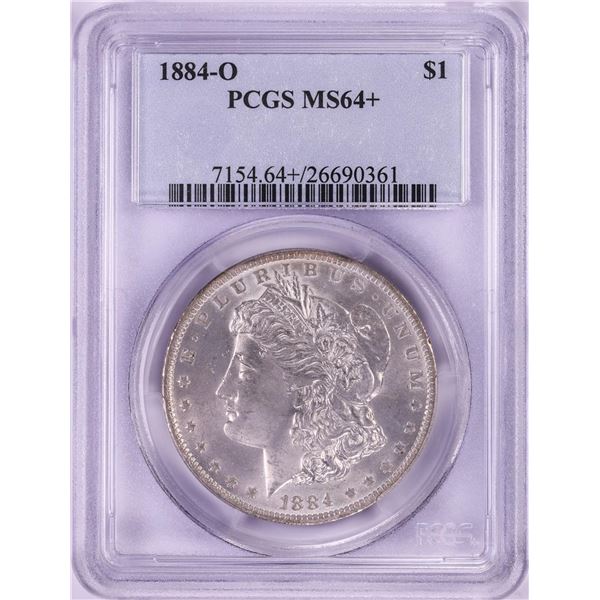 1884-O $1 Morgan Silver Dollar Coin PCGS MS64+