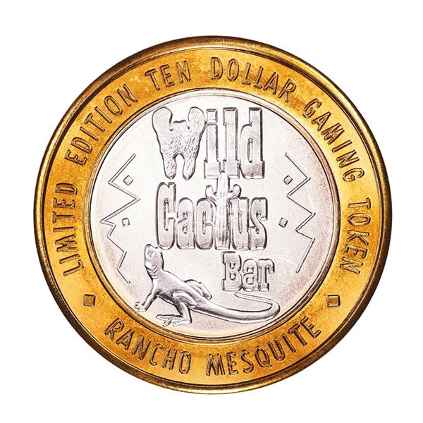 .999 Silver Rancho Mesquite Casino Nevada $10 Casino Limited Edition Gaming Token