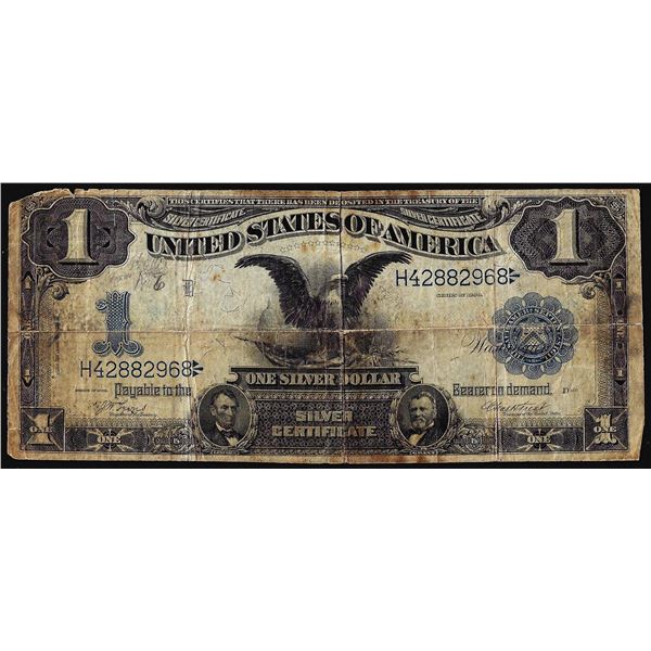 1899 $1 Black Eagle Silver Certificate Note