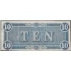 Image 2 : 1864 $10 Confederate States of America Note