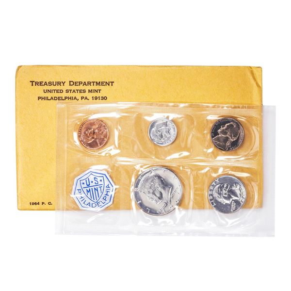 1964 (5) Coin Proof Set in Envelope