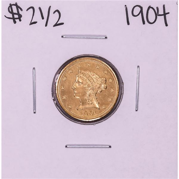 1904 $2 1/2 Liberty Head Quarter Eagle Gold Coin