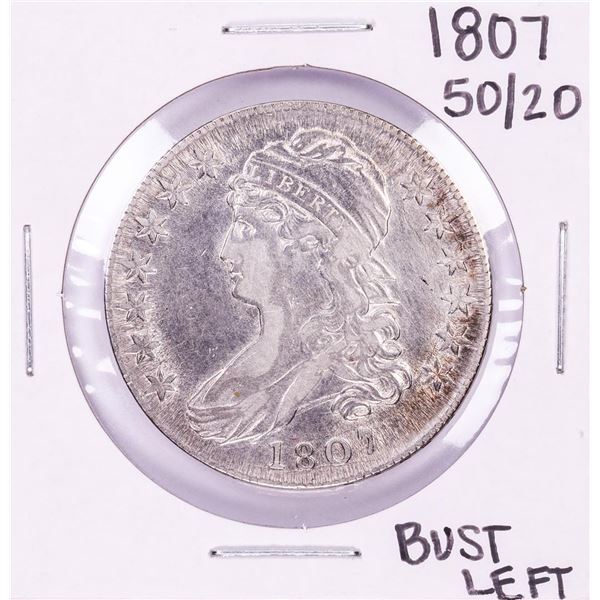 1807 50/20 Capped Bust Left Half Dollar Coin