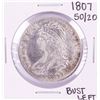 Image 1 : 1807 50/20 Capped Bust Left Half Dollar Coin
