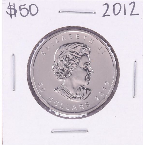 2012 $50 Canada 1oz. Platinum Maple Leaf Coin