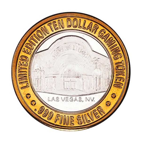 .999 Silver Golden Nugget Las Vegas, Nevada $10 Casino Limited Edition Gaming Token