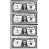 Image 1 : Lot of (4) Consecutive Uncirculated 1957 $1 Silver Certificate Star Notes