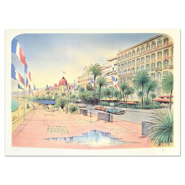Rolf Rafflewski "Nice" Limited Edition Lithograph On Paper